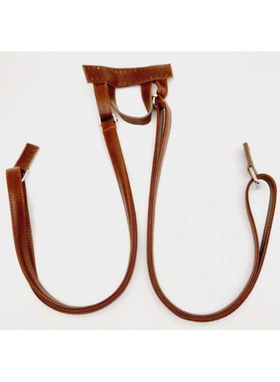 Çanta Aksesuar Suni Deri Taba Renk Sırt Çantası Sapı Gümüş Metalli Çanta Aksesuar Suni Deri Taba Renk Sırt Çantası Sapı Gümüş Metalli