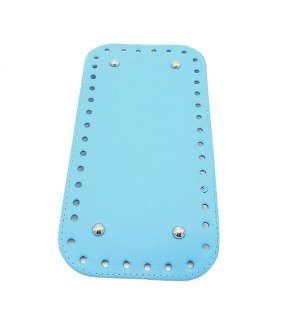 Çanta Aksesuar Suni Deri Turkuaz Renk 25X12 cm Dikdörtgen Çanta Tabanı