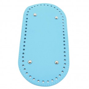 Çanta Aksesuar Suni Deri Turkuaz Renk 25X12 cm Oval Çanta Tabanı