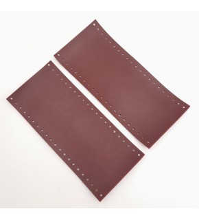 Çanta Aksesuar Suni Deri Tutma Sapı Bordo Simit Sap 17x7.5 Cm