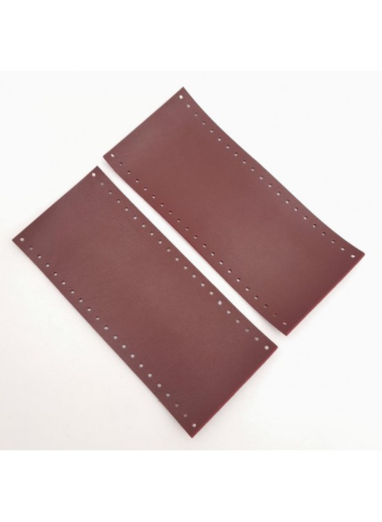 Çanta Aksesuar Suni Deri Tutma Sapı Bordo Simit Sap 17x7.5 Cm