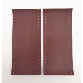 Çanta Aksesuar Suni Deri Tutma Sapı Bordo Simit Sap 17x7.5 Cm