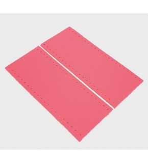 Çanta Aksesuar Suni Deri Tutma Sapı Fuşya Simit Sap 17x7.5 Cm