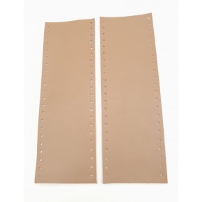 Çanta Aksesuar Suni Deri Tutma Sapı Vizon Simit Sap 18x6 Cm