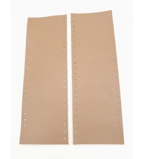 Çanta Aksesuar Suni Deri Tutma Sapı Vizon Simit Sap 18x6 Cm