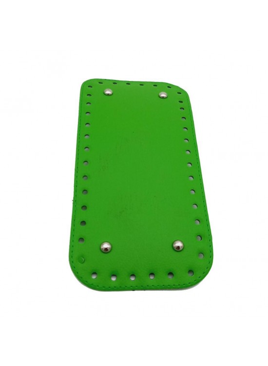 Çanta Aksesuar Suni Deri Yeşil Renk 25X12 cm Dikdörtgen Çanta Tabanı