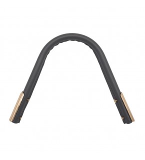 Çanta Aksesuar Suni Derili Metal Çanta Sapı Gri Renk Light Gold Metal 1 Adet