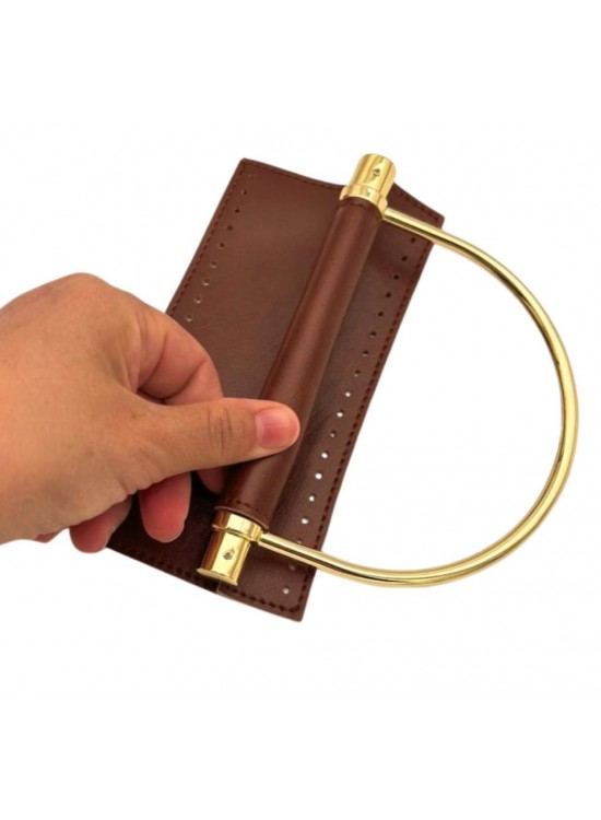 Çanta Aksesuar Suni Derili Metal Çanta Sapı İpek Model Taba Renk Light Gold Metal (Yeni Model) Çanta Aksesuar Suni Derili Metal Çanta Sapı İpek Model Taba Renk Light Gold Metal (Yeni Model)