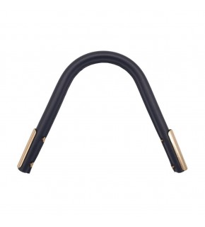 Çanta Aksesuar Suni Derili Metal Çanta Sapı Lacivert Renk Light Gold Metal 1 Adet