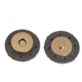 Çanta Aksesuar Suni Derili Mıknatıs Gri