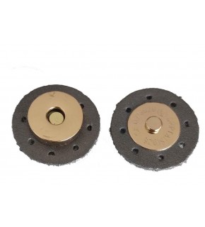 Çanta Aksesuar Suni Derili Mıknatıs Gri