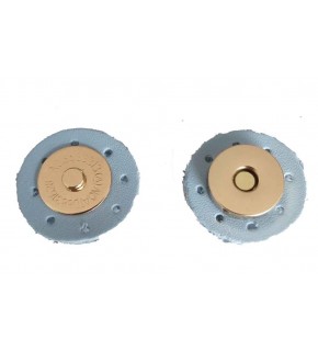 Çanta Aksesuar Suni Derili Mıknatıs Mavi