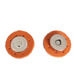 Çanta Aksesuar Suni Derili Mıknatıs Turuncu