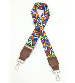 Çanta Aksesuar Suni Derili Polyester Kolon 120X4 Cm No:2 Gümüş Metalli