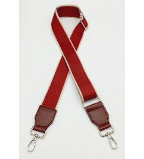 Çanta Aksesuar Suni Derili Polyester Kolon 120X4 Cm No:4 Gümüş Metalli