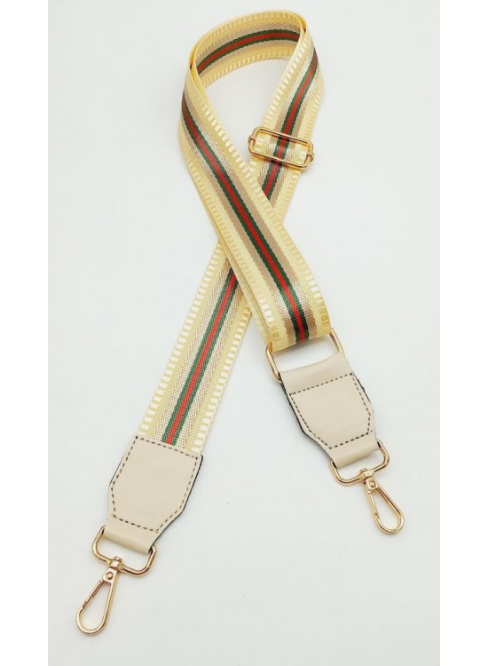 Çanta Aksesuar Suni Derili Polyester Kolon 120X4 Cm No:5 Light Gold Metalli