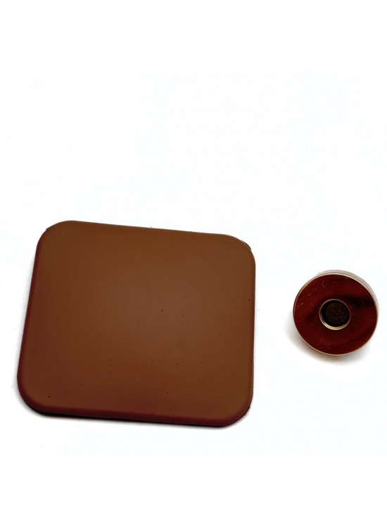 Çanta Aksesuar Sütlü Kahve 5x4.5 cm Mıknatıslı Mat Kilit Çanta Aksesuar Sütlü Kahve 5x4.5 cm Mıknatıslı Mat Kilit