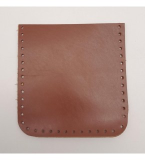 Çanta Aksesuar Sütlü Kahve Gerçek Deri 12x12 cm Cep