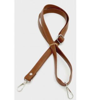 Çanta Aksesuar Taba 125X2 Cm Çanta Sapı Sürgütlü Gümüş Metal