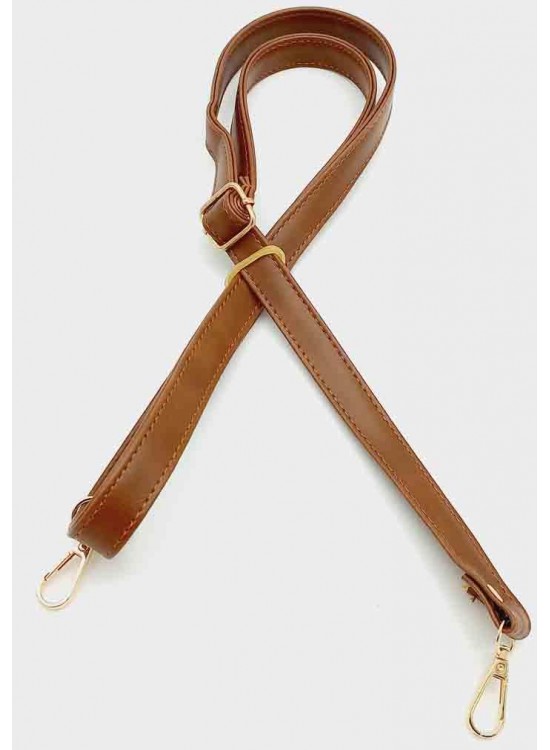 Çanta Aksesuar Taba 125X2 Cm Çanta Sapı Sürgütlü Light Gold Metal