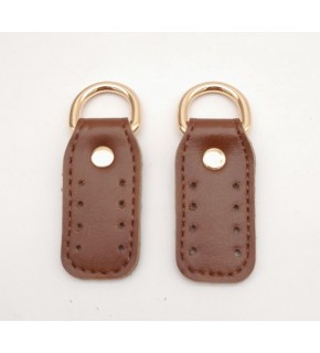 Çanta Aksesuar Taba Çift Kat Dikişli Suni Deri Sapucu Böce Light Gold Metalli