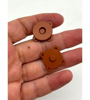 Çanta Aksesuar Taba Dikilebilir Mıknatıslı Çıtçıt