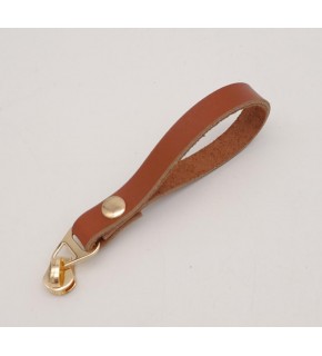 Çanta Aksesuar Taba Gerçek Derili Light Gold Döngülü Fermuar Başı