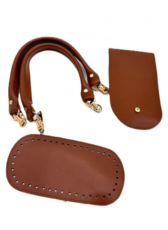 Çanta Aksesuar Taba Kulpluklu Sap, Taban, Kapak Seti