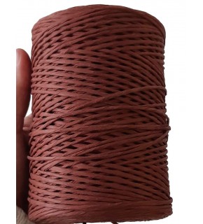 Çanta Aksesuar Taba Renk Bükümlü Rafya