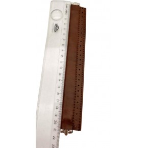 Çanta Aksesuar Taba Renk Derili Metal Çanta Ağzı 22 Cm (Gizli Burs)