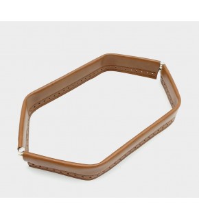 Çanta Aksesuar Taba Renk Derili Metal Çanta Ağzı 30 Cm