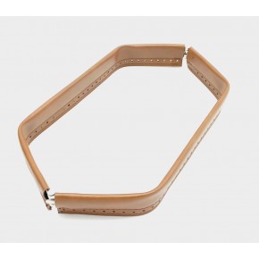 Çanta Aksesuar Taba Renk Derili Metal Çanta Ağzı 33 Cm