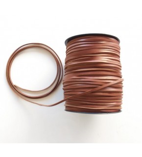 Çanta Aksesuar Taba Renk Gerçek Deri 3 Mm Deri İp Metrelik