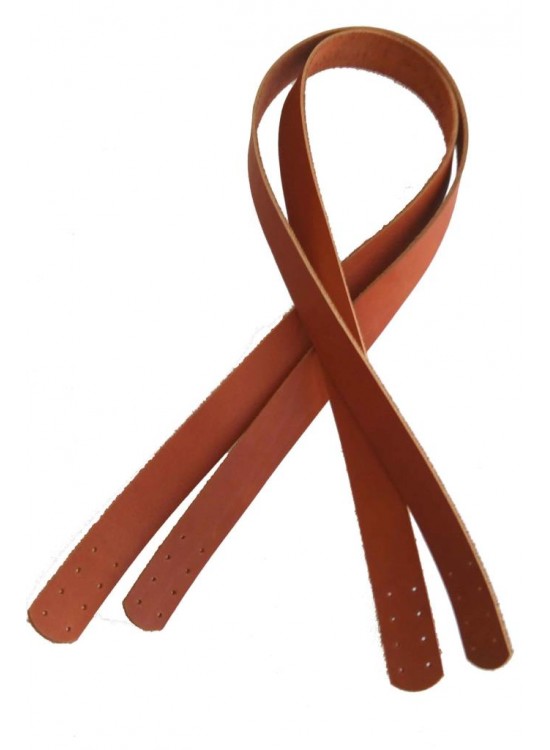 Çanta Aksesuar Taba Renk Gerçek Deri 70X2.3 Cm Çift Sap