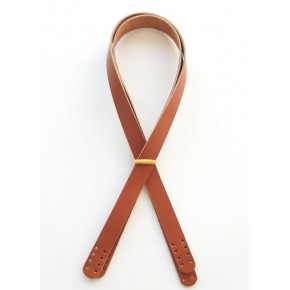 Çanta Aksesuar Taba Renk Gerçek Deri 70X2 Cm Çift Sap