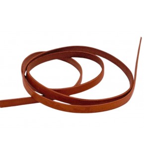 Çanta Aksesuar Taba Renk Gerçek Deri 8 mm Şerit Deri İp