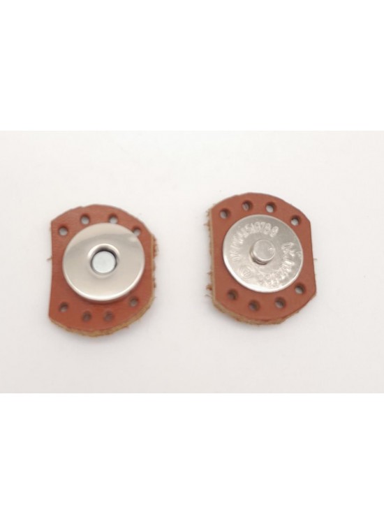 Çanta Aksesuar Taba Renk Gerçek Derili Oval Kenar Mıknatıslı Çıtçıt Gümüş Metalli Çanta Aksesuar Taba Renk Gerçek Derili Oval Kenar Mıknatıslı Çıtçıt Gümüş Metalli