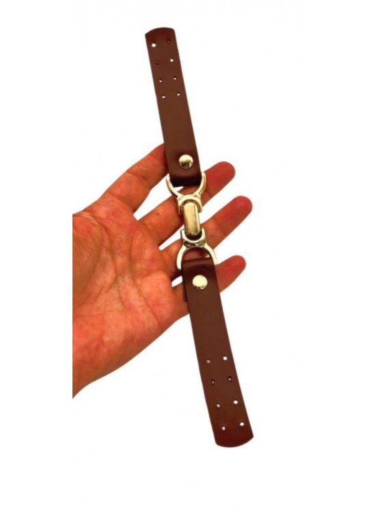 Çanta Aksesuar Taba Renk Kancalı Böce, Kilit,Light Gold Metalli