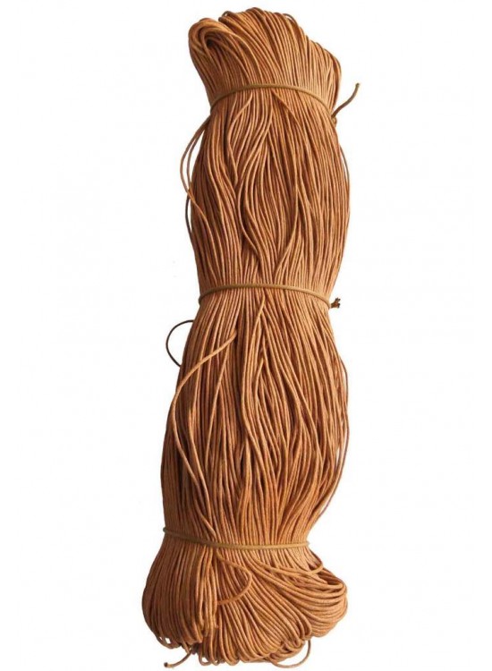 Çanta Aksesuar Taba Renk Mumlu Koton İp