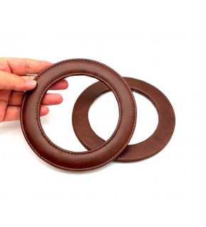 Çanta Aksesuar Taba Renk Yuvarlak 13.5 cm Suni Deri Çanta Sapı