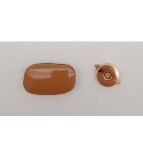 Çanta Aksesuar Taba Renkli Light Gold Mıknatıslı Kilit