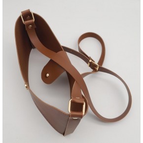 Çanta Aksesuar Taba Suni Deri 120x2 cm Çanta Saplı Deri Seti Light Gold Metalli