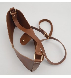 Çanta Aksesuar Taba Suni Deri 120x2 cm Çanta Saplı Deri Seti Light Gold Metalli