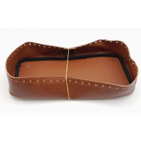 Çanta Aksesuar Taba Suni Deri 28x13 cm Yüksek Çanta Tabanı Light Gold Metalli