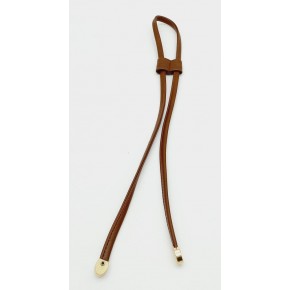 Çanta Aksesuar Taba Suni Deri Dikişli Büzgü Light Gold Metalli