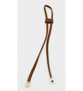 Çanta Aksesuar Taba Suni Deri Dikişli Büzgü Light Gold Metalli