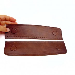 Çanta Aksesuar Taba Suni Derili Çift Gizli  Mıknatıs