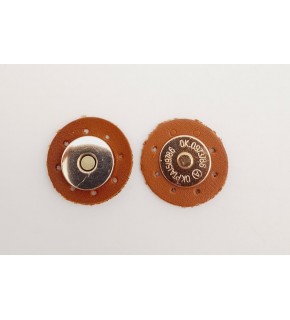 Çanta Aksesuar Taba Suni Derili Mıknatıslı Çıtçıt Light Gold Metalli