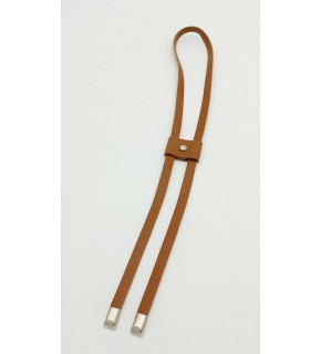 Çanta Aksesuar Taba Tek Kat Suni Deri Büzgü Gümüş Metalli