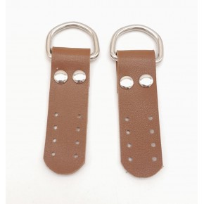 Çanta Aksesuar Taba Tek Kat Suni Deri Sapucu Böce Gümüş Metalli